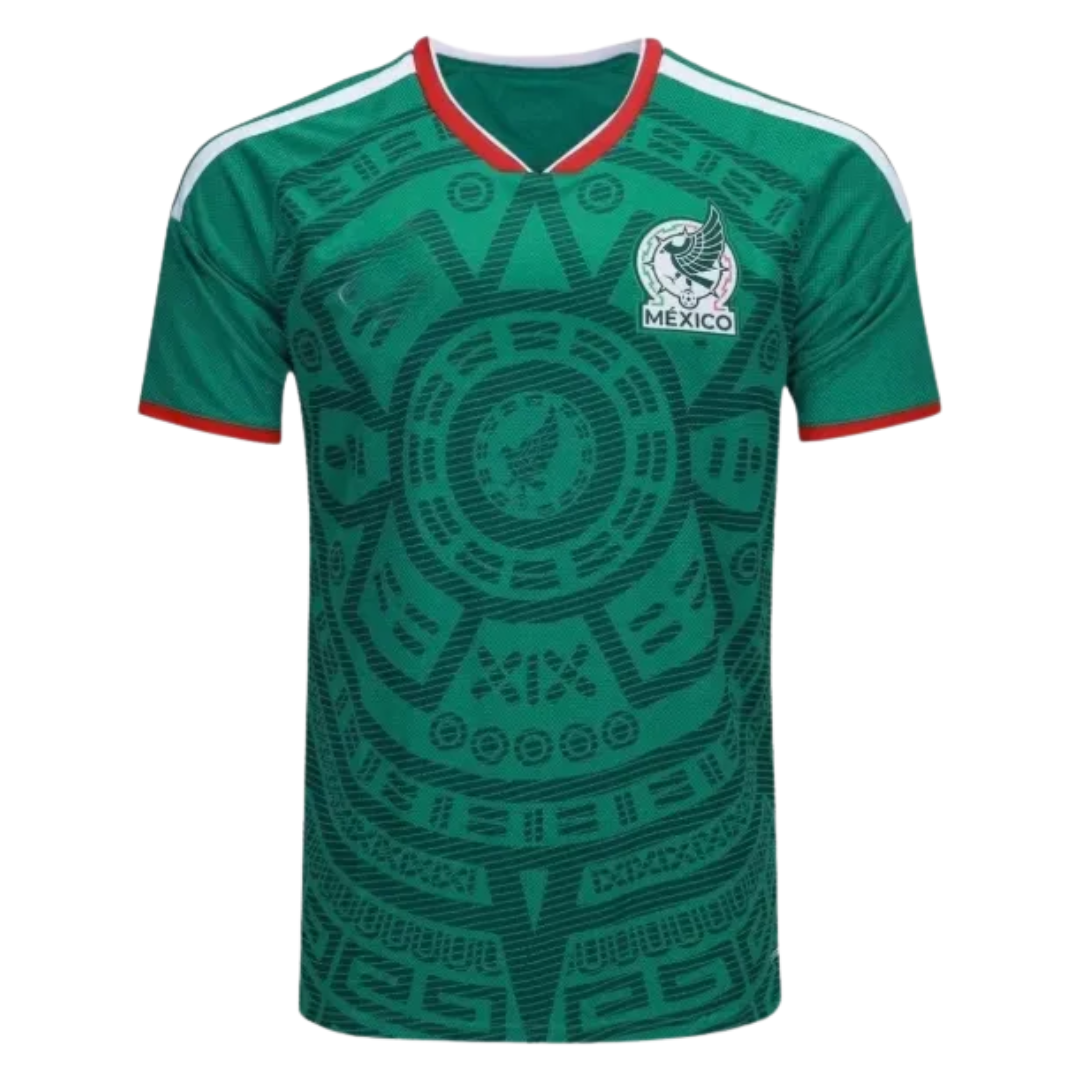 Mexico Home Fan Jersey Long Sleeve Shirt 2026 World Cup